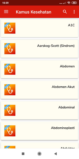 Kamus Kesehatan, Obat, Farmasi Screen 3