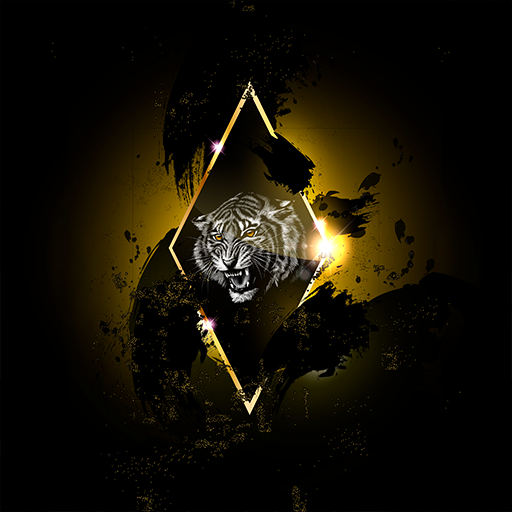 4K Wallpaper HD - Tiger Gold B logo