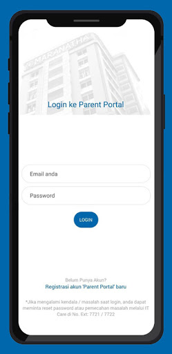 Android application Parent Portal Maranatha screenshort