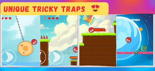 Android application Roller Ball 5: Red Bounce Ball screenshort