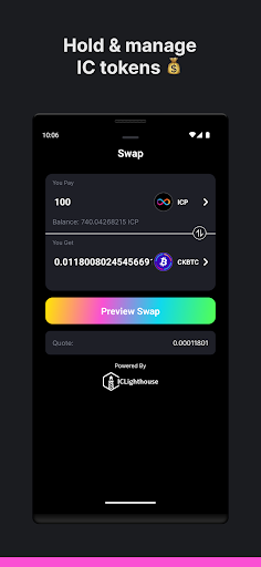 Plug - Crypto Wallet Screen 3