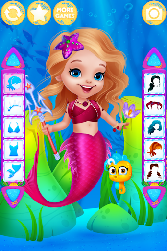 Cute Mermaid Dress Up 1.4 screenshots 2
