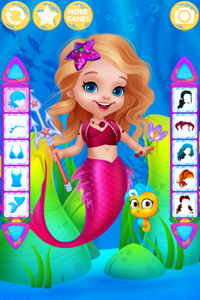 Cute Mermaid Dress Up Games APK