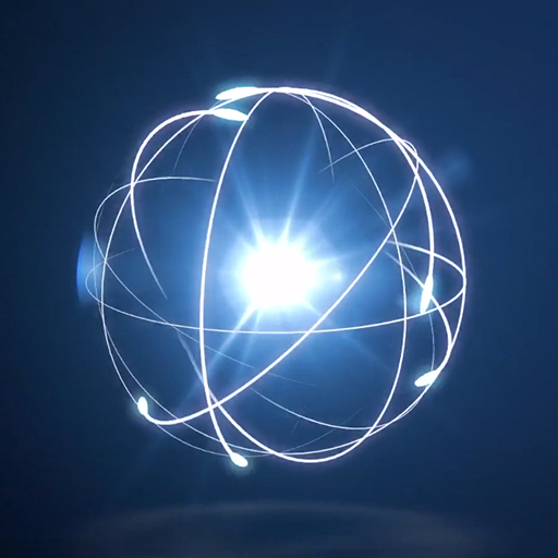 atom wallpaper logo