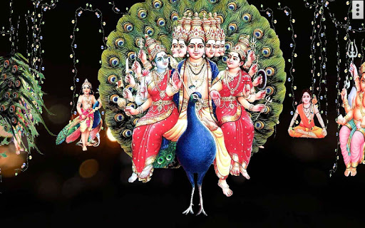 4D Lord Murugan Live Wallpaper