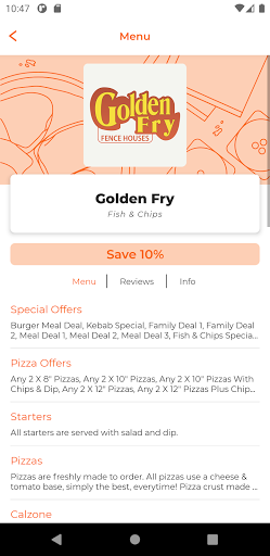 Golden Fry DH4 Screen 2