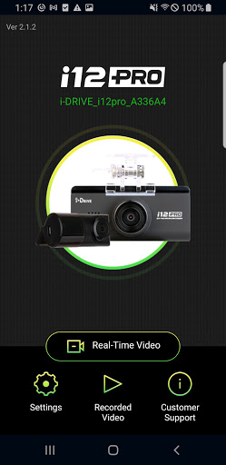 Android application i-Drive DVR screenshort
