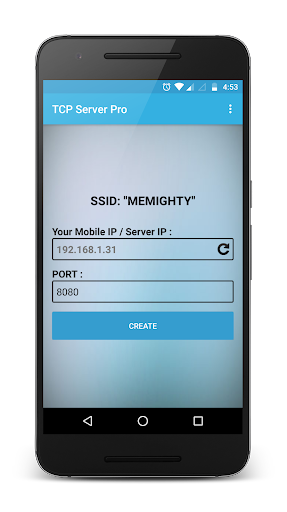 Android application TCP Server Pro screenshort