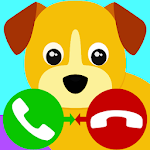 Cover Image of Descargar fake call puppy game 2 8.0 APK