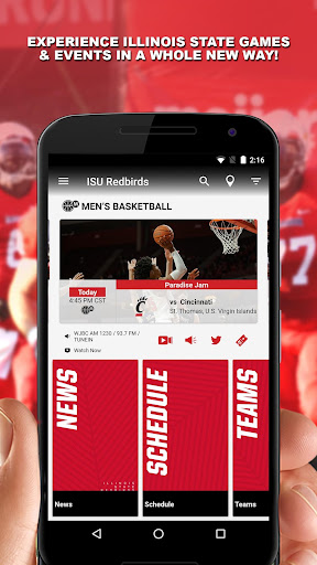 Android application Illinois State Redbirds screenshort