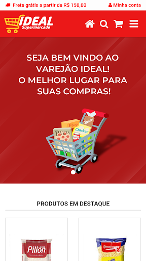 Android application Ideal Supermercados screenshort