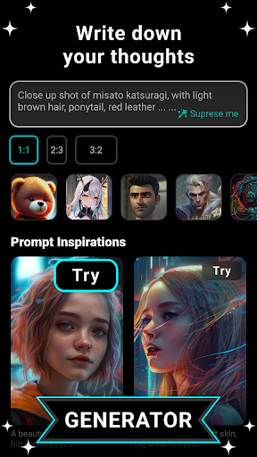 Magir - AI Art Generator screenshot
