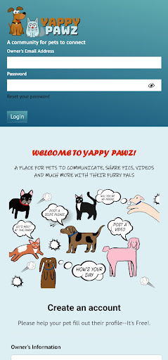 Android application Yappy Pawz screenshort