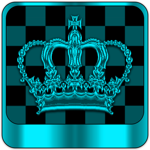 Turquoise Chess Crown theme 1.0 Icon