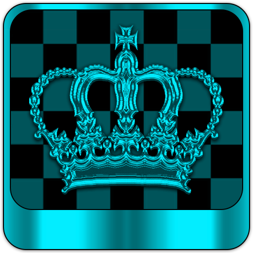 Turquoise Chess Crown theme logo