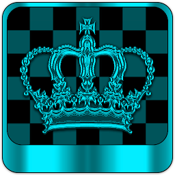 Turquoise Chess Crown theme की आइकॉन इमेज