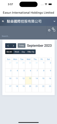 Easun ERP Screen 2