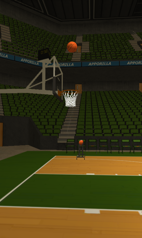 Android application Three Point Shootout - Free screenshort