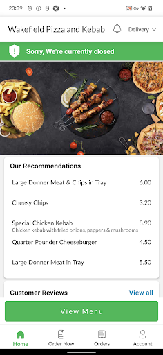 Wakefield Pizza and Kebab Screen 2