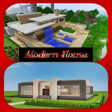 Modern house minecraft icon
