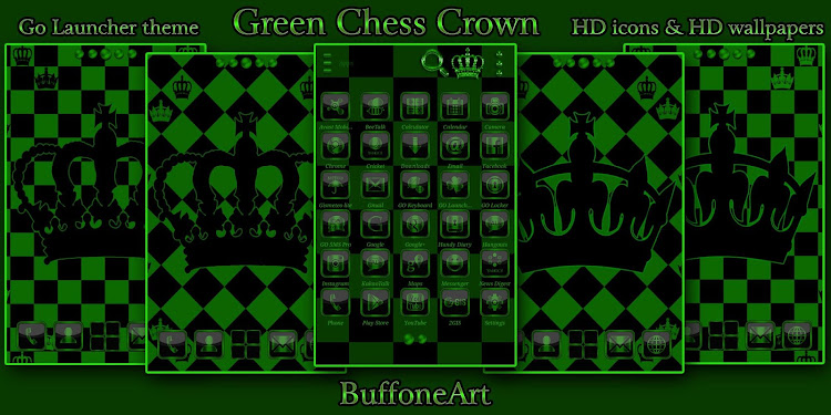 Green Chess Crown Go Launcher - v3.2 - (Android)