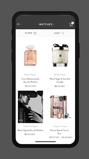 A La Mode Online Shopping Screen 2