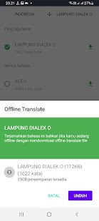 Kamus Bahasa Daerah Indonesia Screenshot