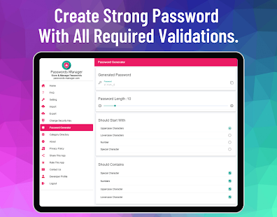 Passwords-Manager-PRO Screenshot