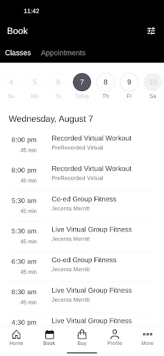 E3 Fitness NC Screen 2