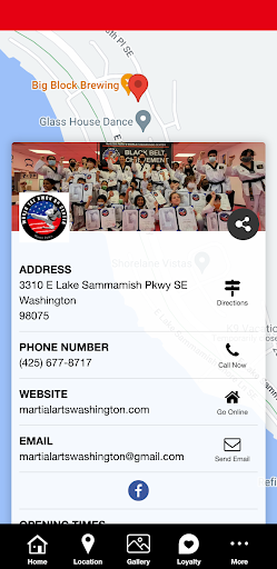 World Taekwondo Center Screen 2