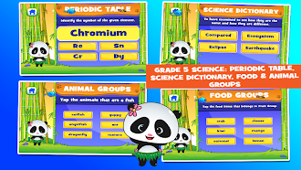 Game screenshot Panda 5th Grade Learning Games hack