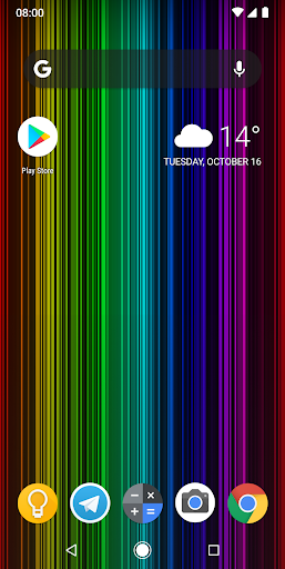 Android application Interactive Rainbow Wallpaper screenshort