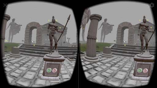 Android application Greek Gods VR screenshort