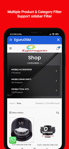 Egurugsm Mobile Parts Store Screen 3