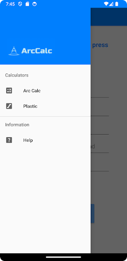Arc Calc Screen 2