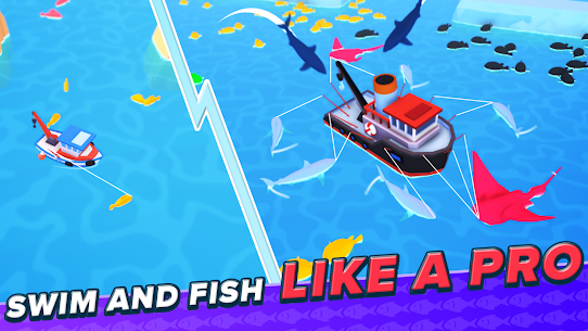 Fish idle Fishing tycoon Mod APK 5.2.2 (Unlimited money) 3
