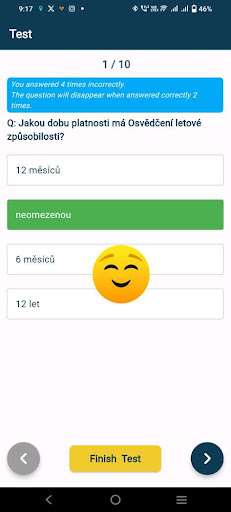 Zkušební otázky pro PPL Screen 3