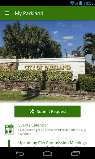 Android application My Parkland screenshort