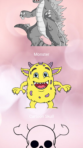 Android application How to draw pocket monsters screenshort