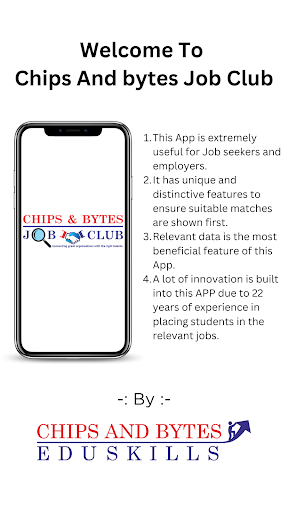 Android application Chips And Bytes Job Club screenshort