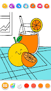 Fruits Coloring- Food Coloring screenshot 1