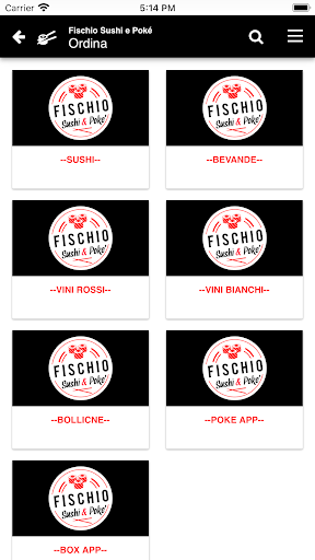 Fischio Sushi e Poké Screen 3