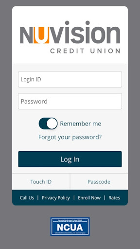 Android application Nuvision Credit Union Banking screenshort