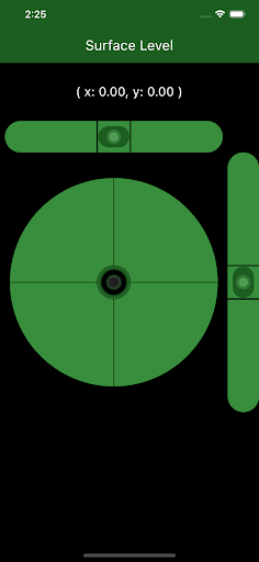 Android application Surface Level Measuring screenshort