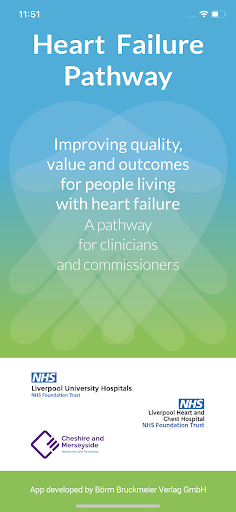Android application C&M Heart Failure Pathway App screenshort