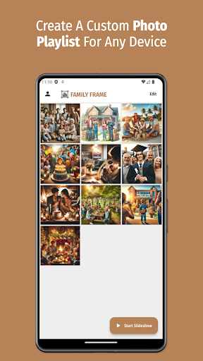 Android application Family Frame: Photo Display screenshort