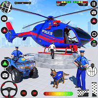 Police Car Games Flying War