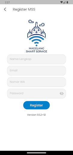 Magelang Smart Service (MSS) Screen 2