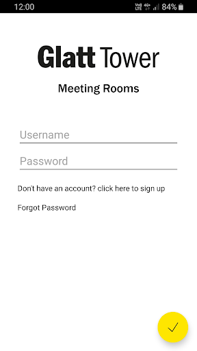 Android application Meeting Rooms screenshort