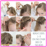 Simple Little Girl Hairstyles icon